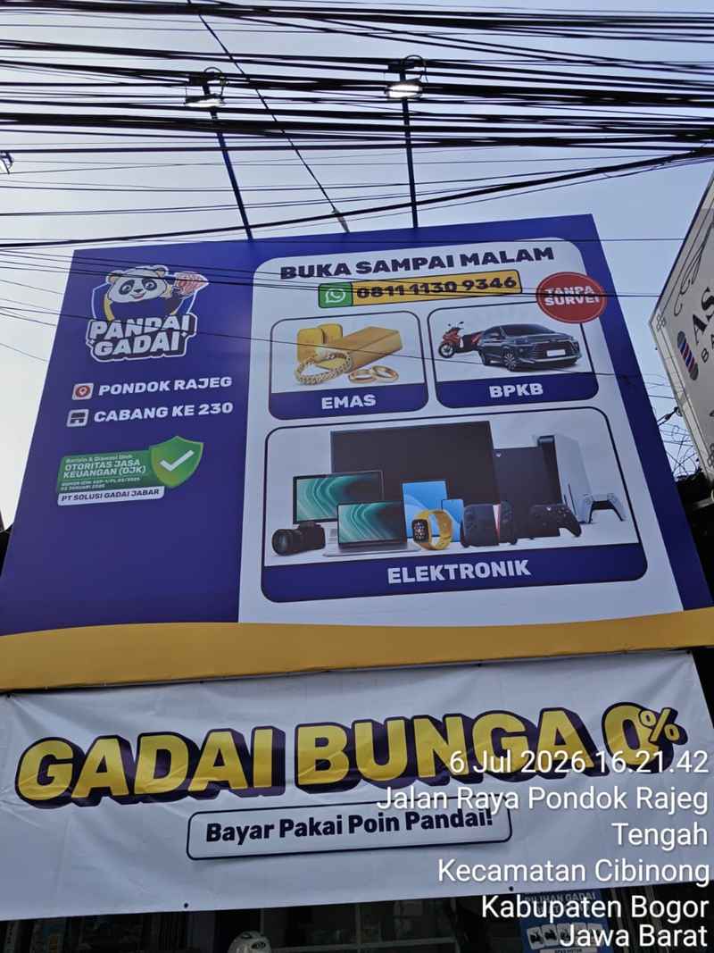 Foto cabang Pandai Gadai Pondok Rajeg